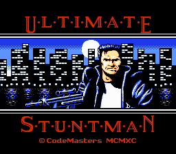 The Ultimate Stuntman (Homebrew) — Title screen